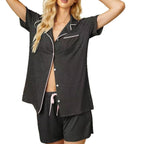 R&B | Strickjacke Revers Loungewear Set