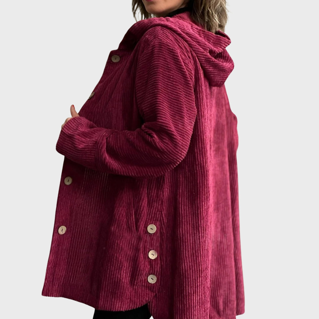 R&B | Gemütliche Kordjacke mit Kapuze