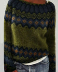 R&B | Eleganter Pullover mit Geometrischem Muster