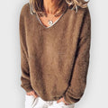 R&B | V-Ausschnitt Sweatshirt Langarm Freizeitstil