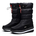 R&B | Damen Wasserdichte Mid-Calf Plüsch Stiefel