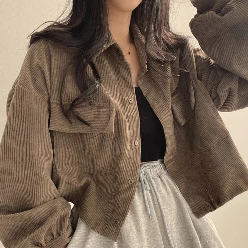 R&B | Lässige, Bequeme Cord-Jacke für Den Alltag