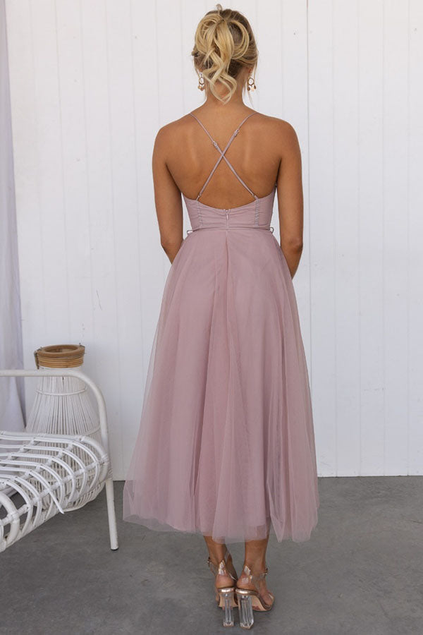 R&B | Modernes prinses chiffon Kleid