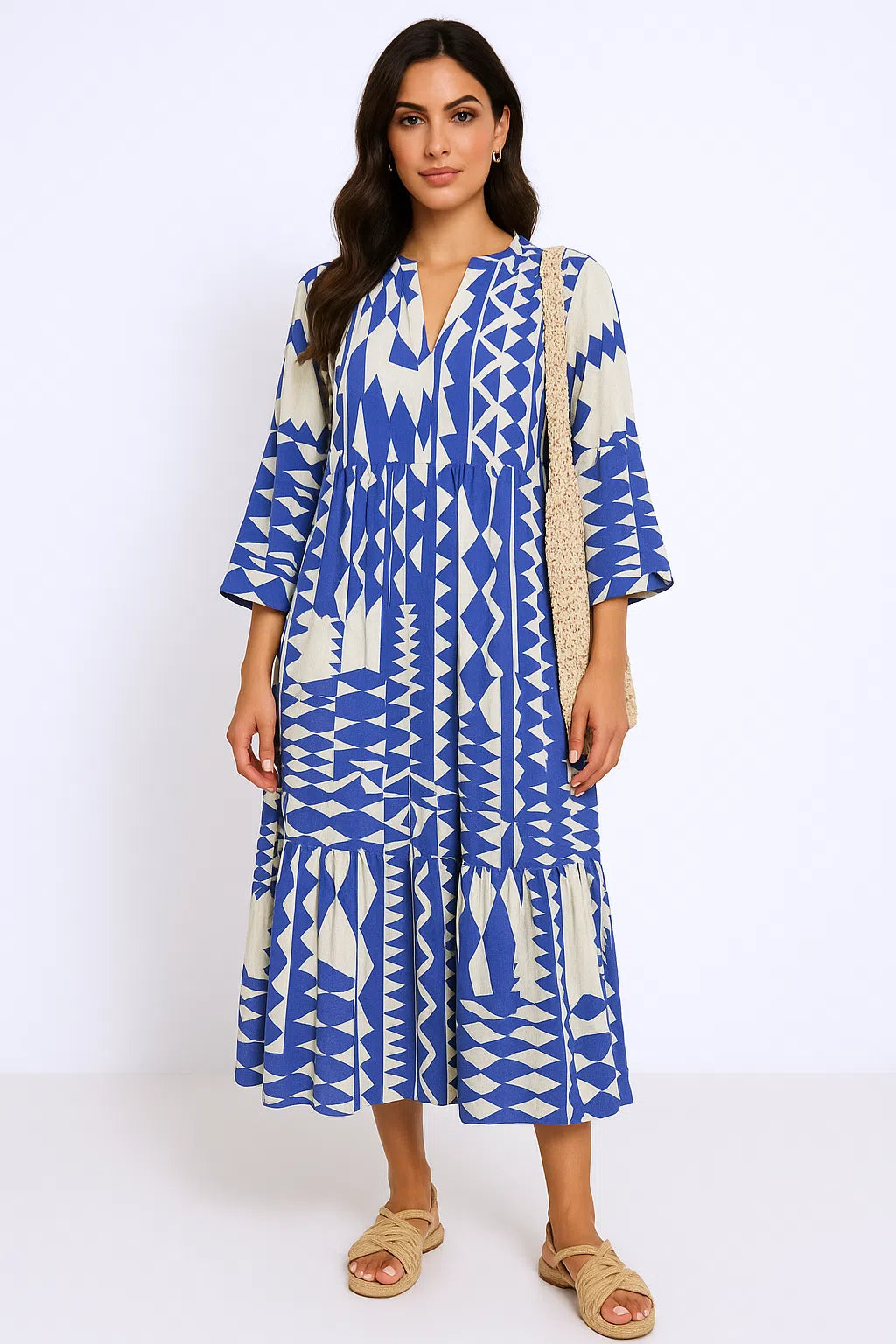 R&B | Bedrucktes Hemdkleid