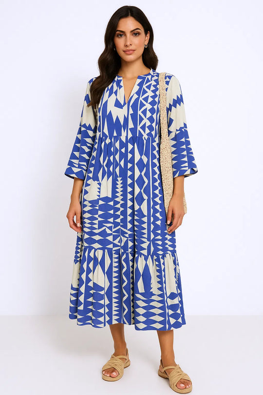 R&B | Bedrucktes Hemdkleid