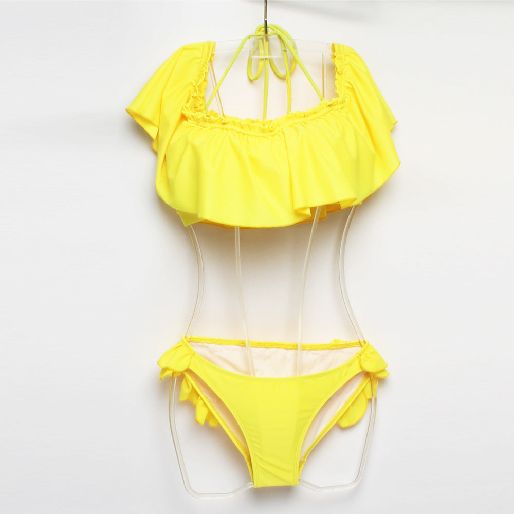Damen Badeshorts mit Rüschenschnitt R&B