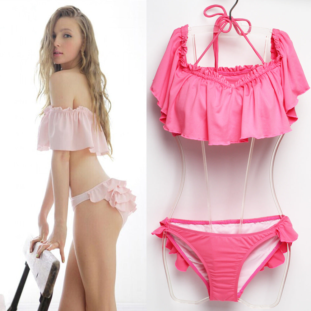 Damen Badeshorts mit Rüschenschnitt R&B