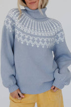 R&B | Weihnachts Verdickte Rollkragen Langarm Gestrickter Pullover