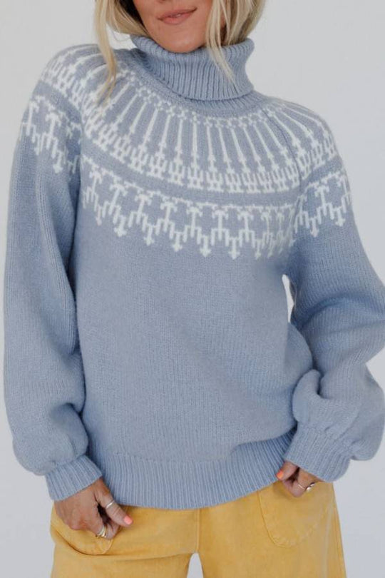 R&B | Weihnachts Verdickte Rollkragen Langarm Gestrickter Pullover