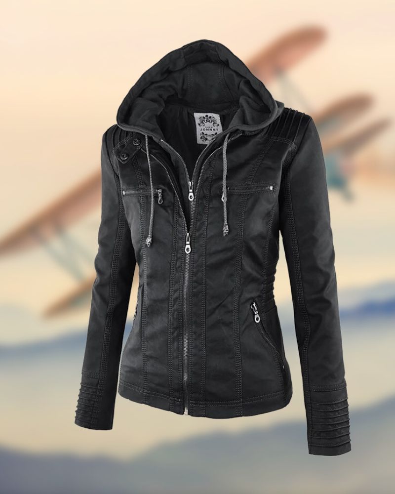 R&B | Elegante und Einzigartige Lederjacke