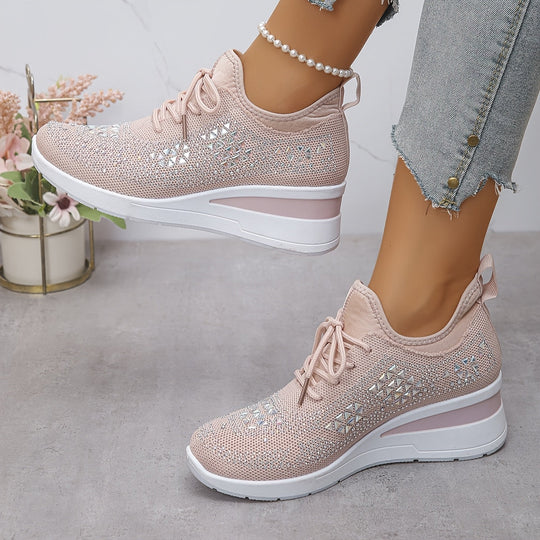 Elegante Sneakers mit Strasssteinen R&B R&B