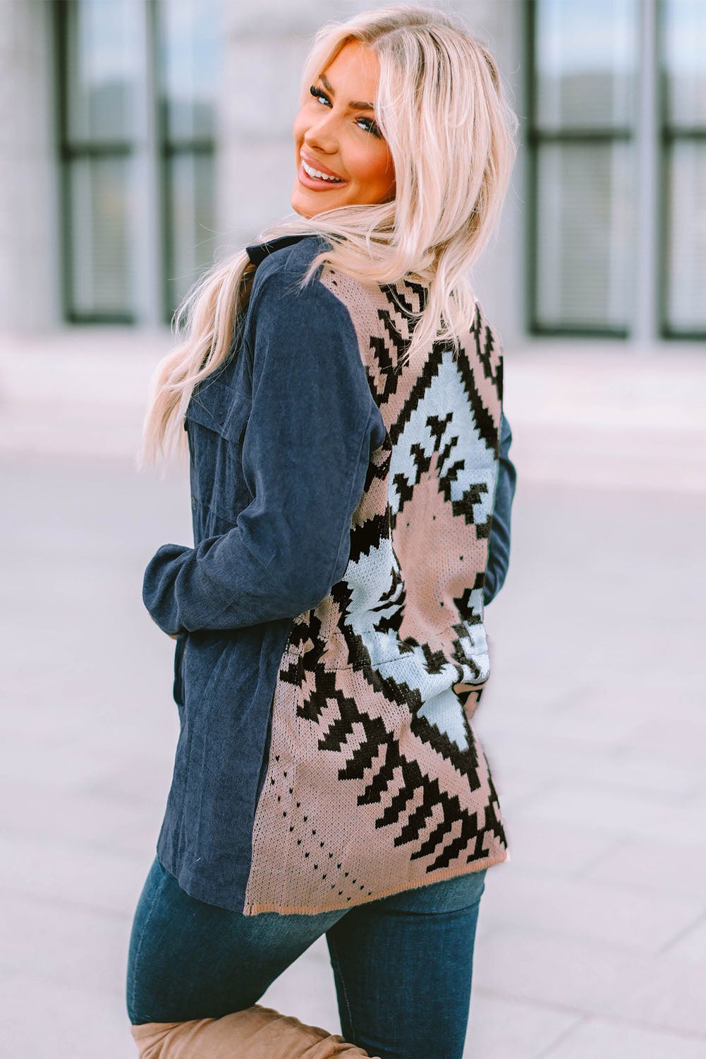 R&B | Einzigartige Jacke mit Grafischem Rücken-design Modern und Stilvoll Perfekt für Den Alltag