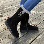 R&B | Verstärkte Samt Mittelrohr Schnee Stiefel