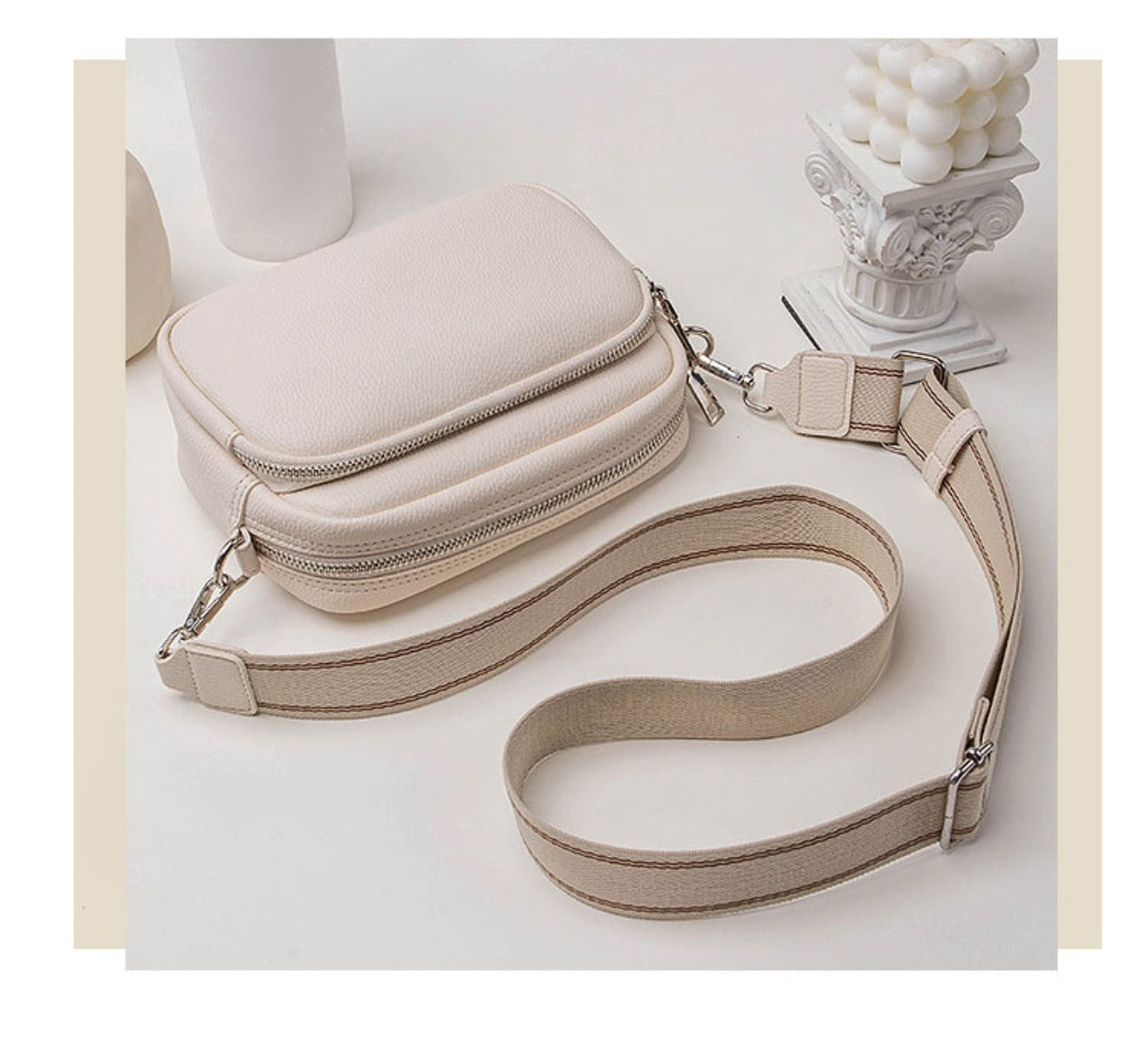 R&B | Große Kapazität Crossbody Schulter kleine quadratische Tasche