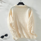 R&B | Einfarbiger Pullover Mit Weichem Stoff