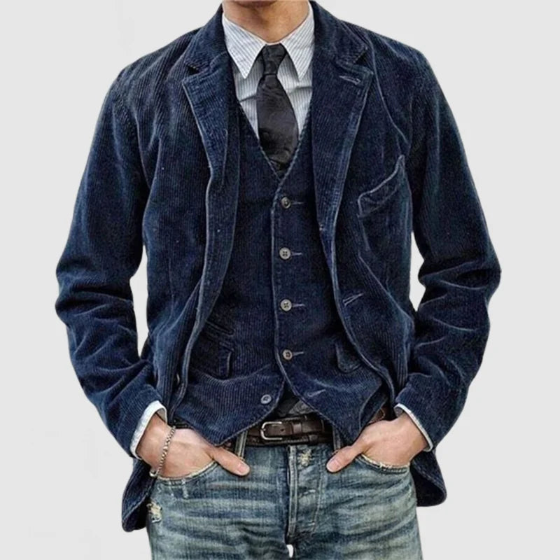 R&B | Stilvolles Vintage-Set Aus Blazer und Weste
