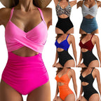R&B | Hohler rückenfreier Bikini mit engen Trägern