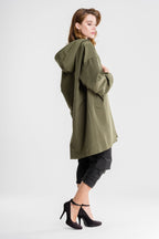 R&B | Kapuzen-Windbreaker Übergroße Regenjacke Für Frauen Ideal für Outdoor-Aktivitäten