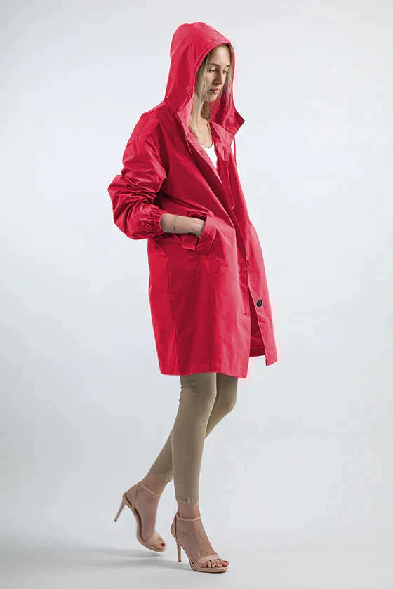 R&B | Kapuzen-Windbreaker Übergroße Regenjacke Für Frauen Ideal für Outdoor-Aktivitäten