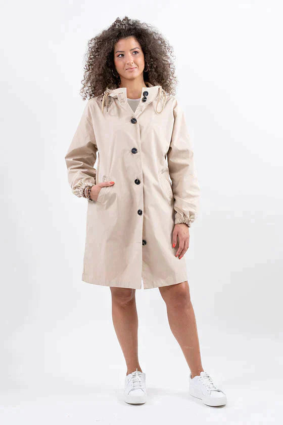 R&B | Kapuzen-Windbreaker Übergroße Regenjacke Für Frauen Ideal für Outdoor-Aktivitäten
