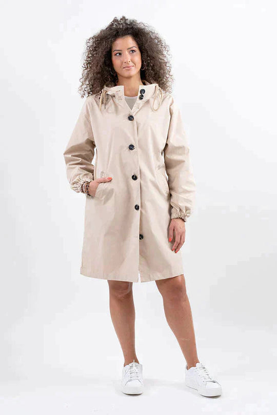 R&B | Kapuzen-Windbreaker Übergroße Regenjacke Für Frauen Ideal für Outdoor-Aktivitäten