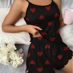 R&B | Hosenträgerweste Shorts Loungewear Set