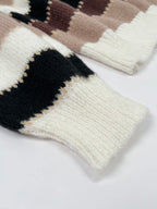 R&B | Gestreifter Strickpullover