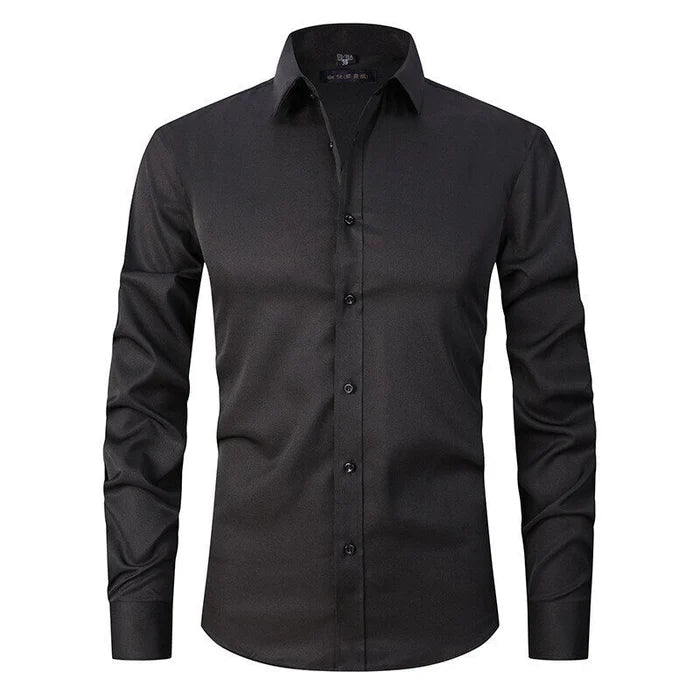 Bügelfreies Stretch Hemd Herren Slim Fit | R&B