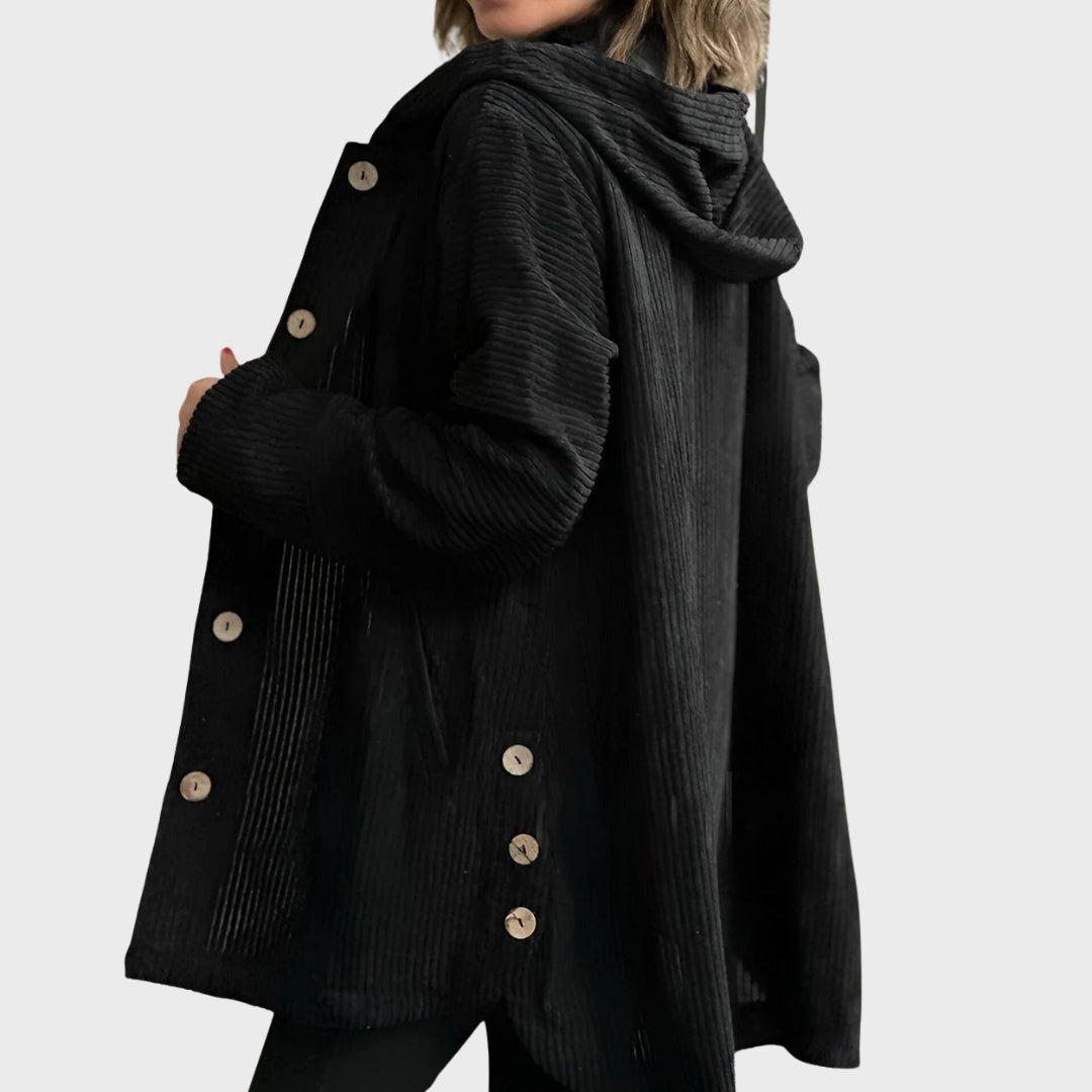 R&B | Gemütliche Kordjacke mit Kapuze