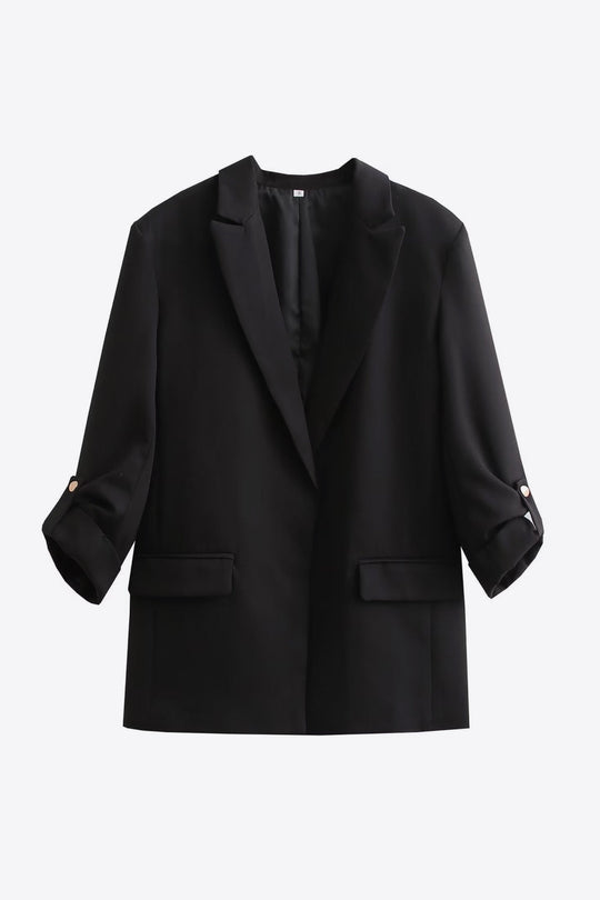 R&B | Reverskragen Langjacke Blazer