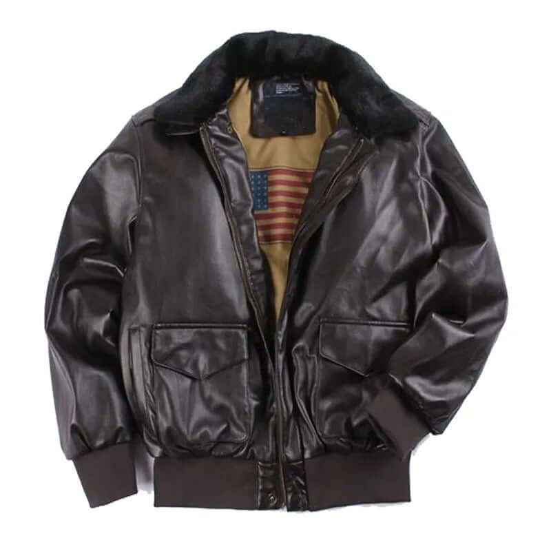 R&B | Herren Lederjacke mit praktischen Taschen