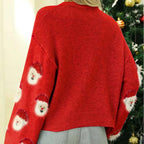 R&B | Weihnachtlicher Strickpullover mit Rentiermotiv
