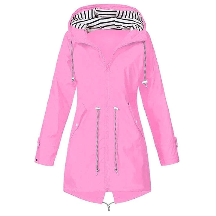R&B | Wind- und wasserfeste lange Regenjacke