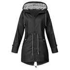 R&B | Wind- und wasserfeste lange Regenjacke