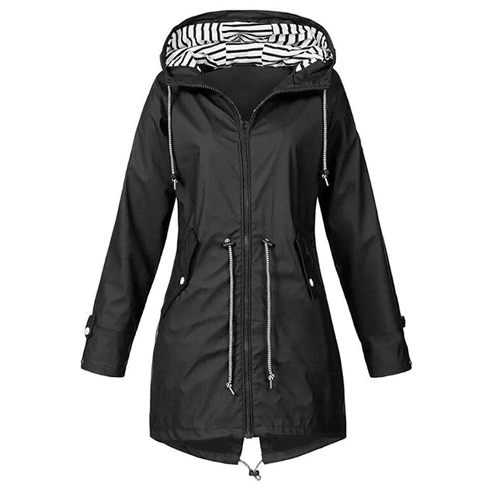 R&B | Wind- und wasserfeste lange Regenjacke