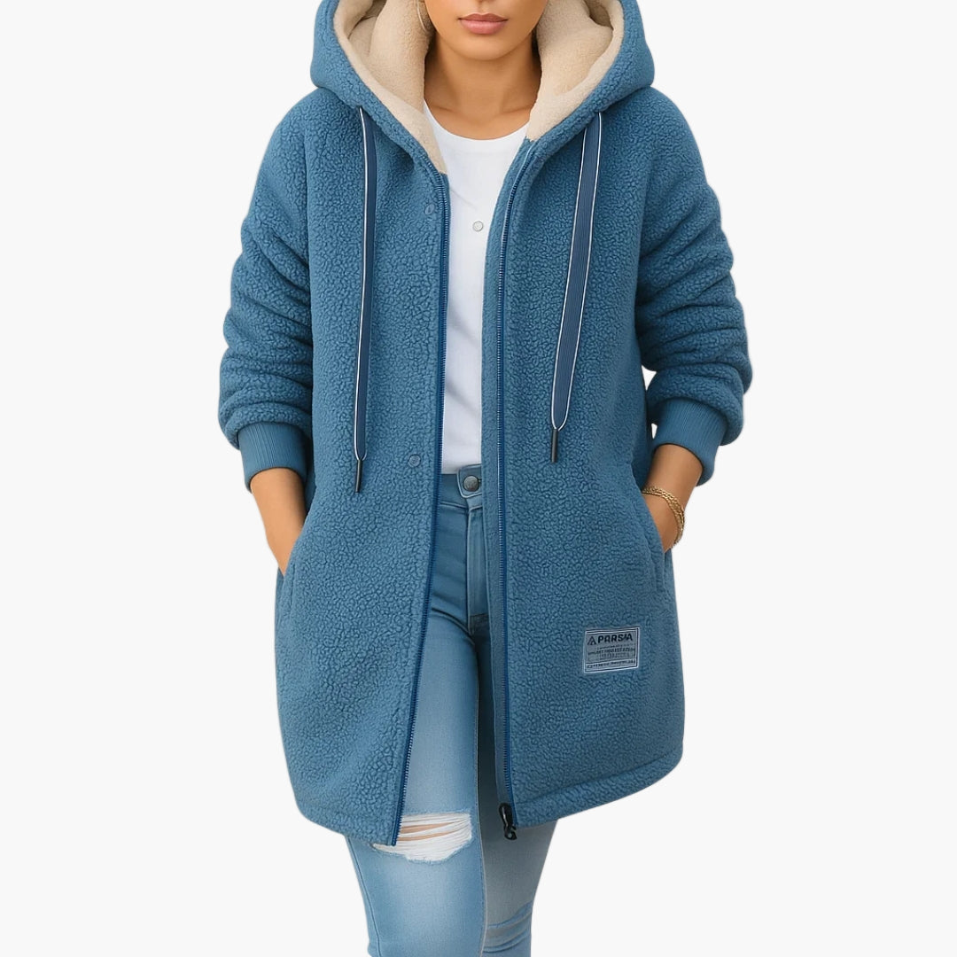 R&B | Fleecejacke mit Kapuze - Modischer Komfort für Freizeit & Alltag