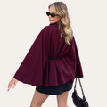 R&B | Stilvoll Woll Cape Mantel für Frauen
