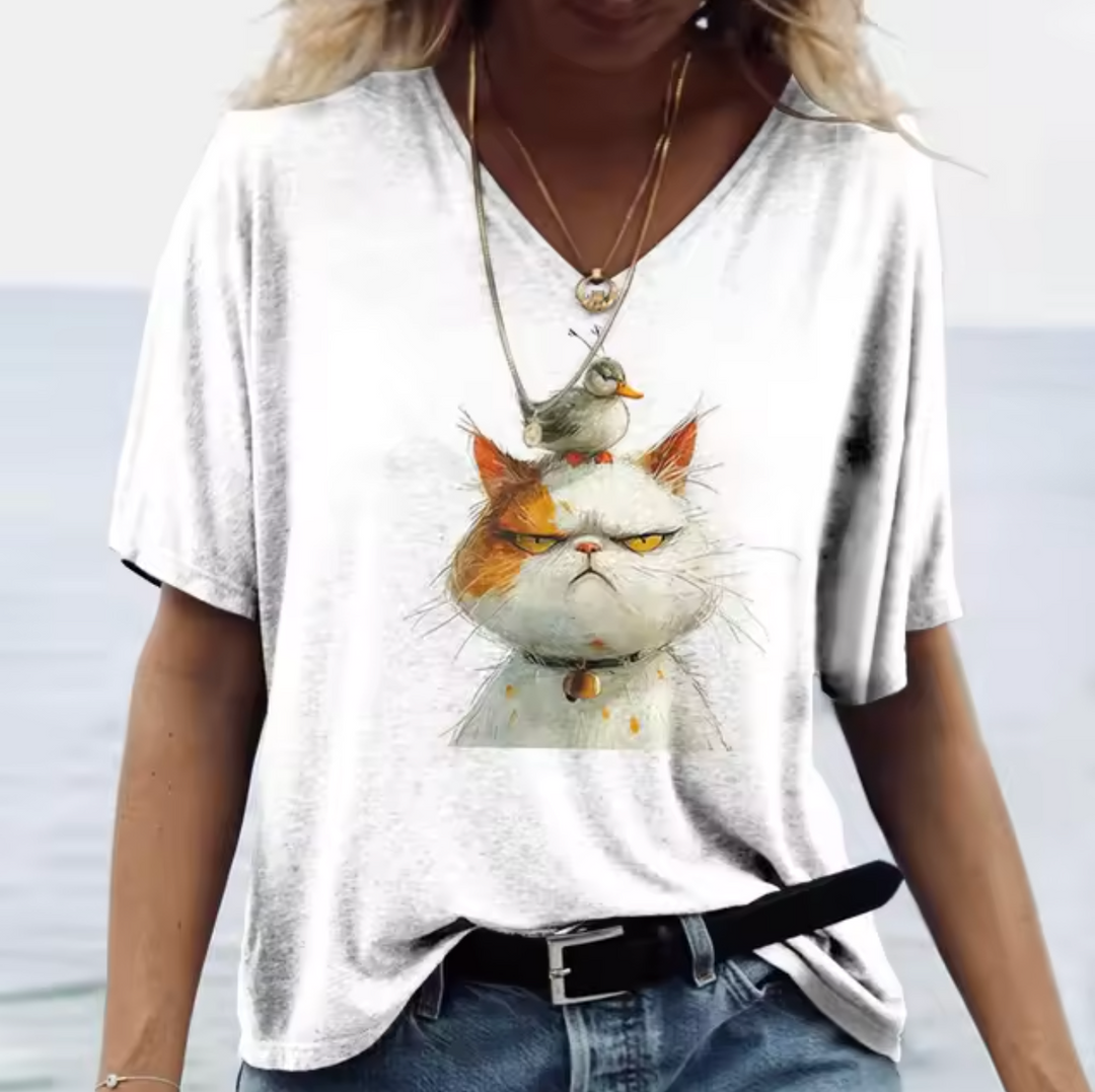 R&B | Weiße T-Shirts mit Hasenmotiven