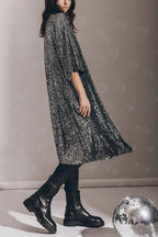 R&B | Glamour Kimono aus Pailletten mit Schlüsselloch