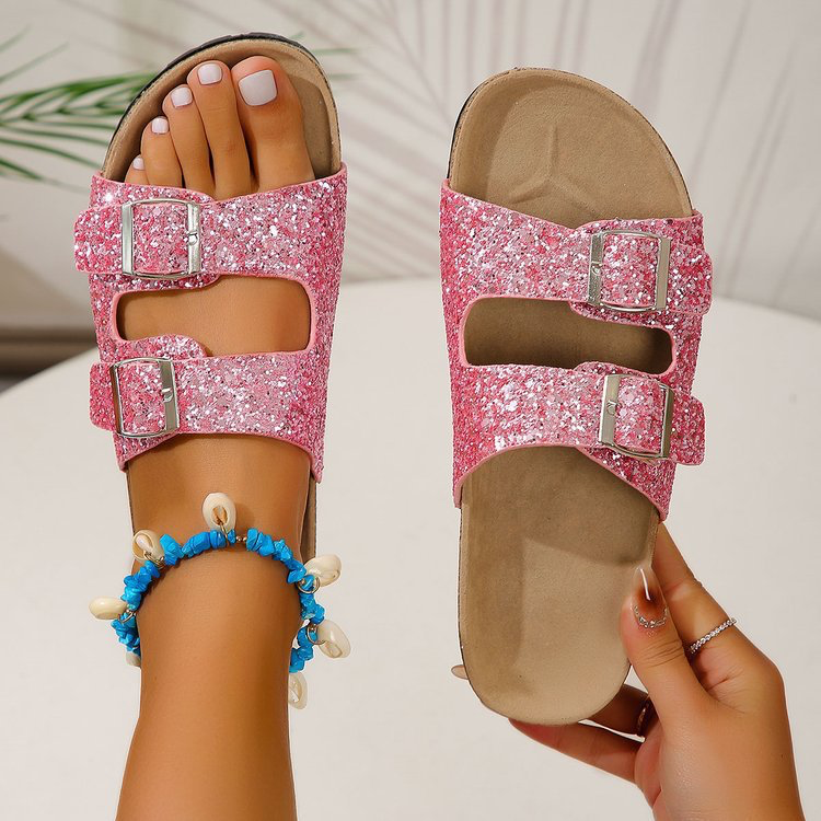 R&B | Glitzersandalen