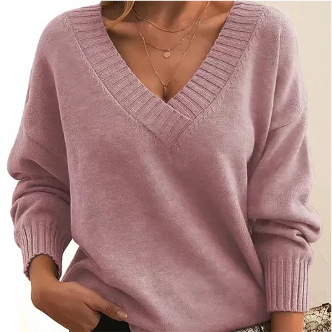 R&B | Pullover Winter V-Ausschnitt für Frauen