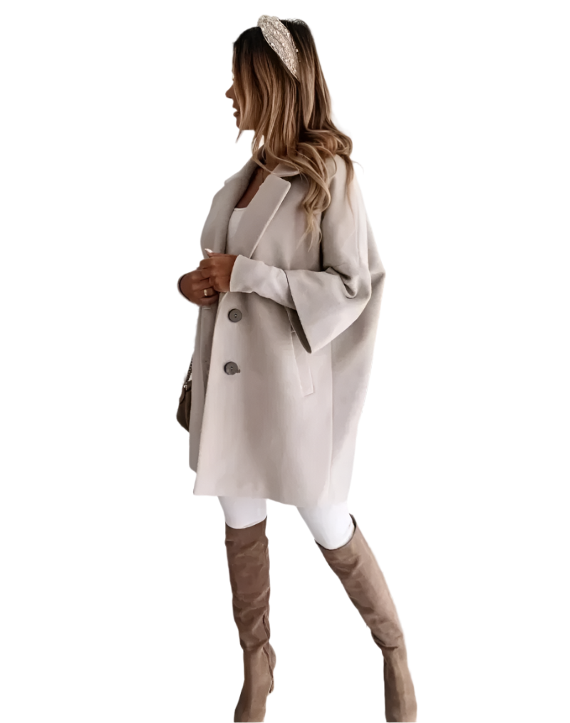 R&B | Weit fallender Damen-Trenchcoat
