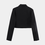 R&B | Cropped Blazerjacke Maßgeschneiderte Langarm Open Front