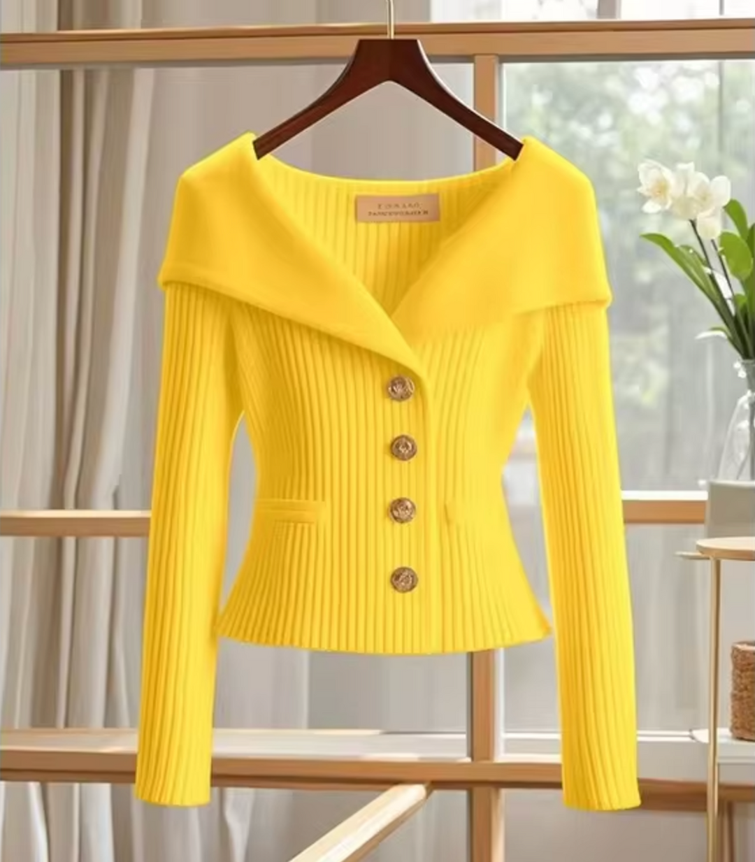R&B | Strickjacke Damen Kurz Cardigan für Übergangsjahre