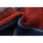 R&B | Farbblockdesign Rollkragenpullover