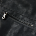 R&B | Herren Dick Gepolstertes Lederjacke