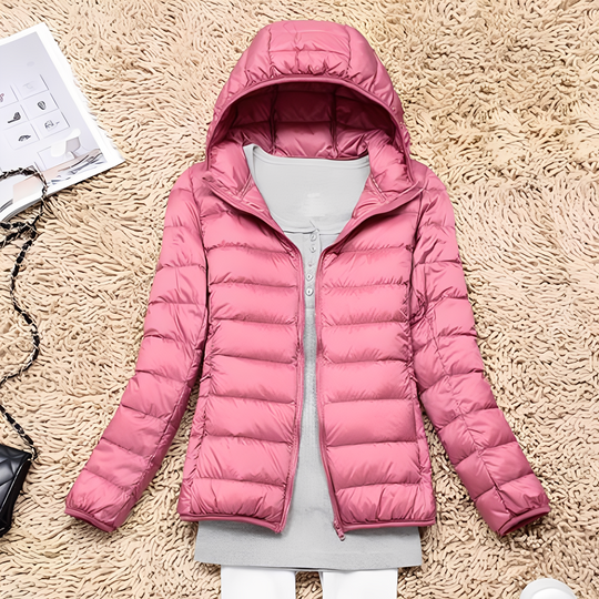 R&B | Bequeme, schmal geschnittene Damen-Daunenjacke