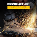 S1P Mode Rutschfeste, verschleißfeste, schlagfeste und pannensichere Sicherheitsarbeitsschuhe R&B