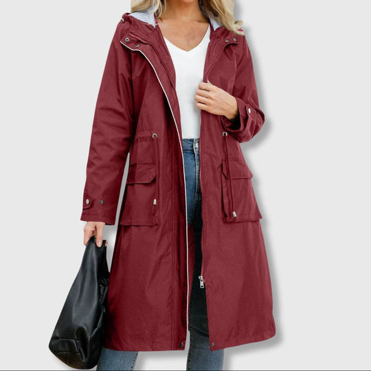 R&B | Lange Jacke mit Klassischer Silhouette