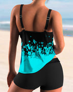 R&B | Blumenmuster Tankini Set